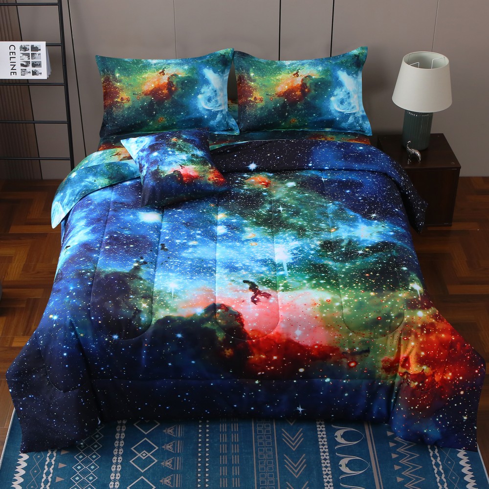 Blue 1 Galaxy Bedding Sets - Image 1