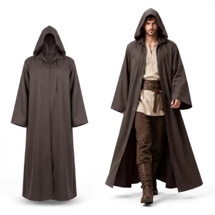 Halloween Hooded Robe Cloak - Image 8