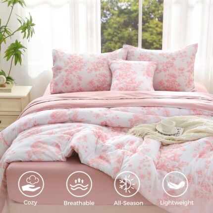 Rose Floral King Comforter - Image 9