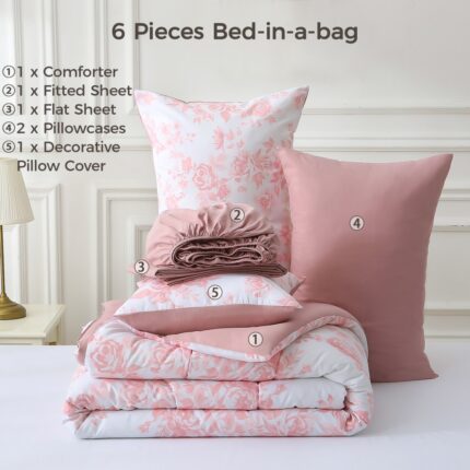 Rose Floral King Comforter - Image 8