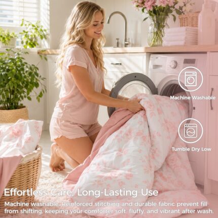 Rose Floral King Comforter - Image 3
