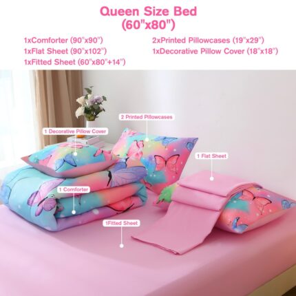 Kids Butterfly Comforter Sets - Image 11