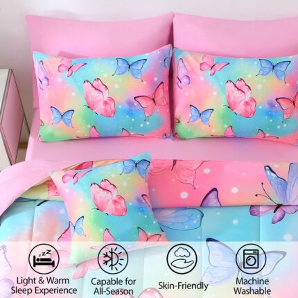 Kids Butterfly Comforter Sets - Image 4